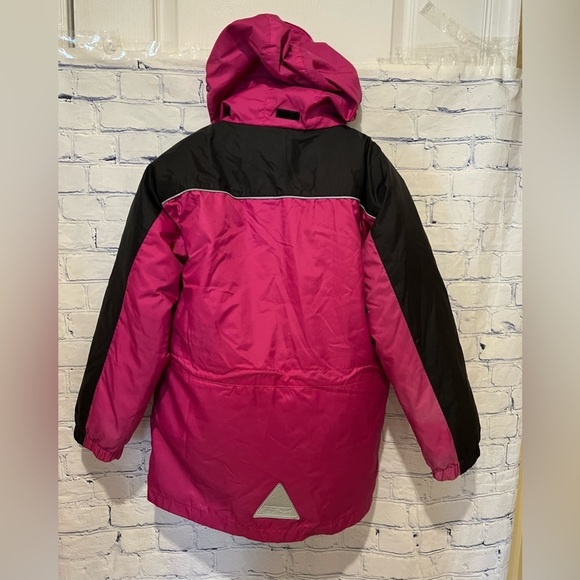 L.L. Bean Pink and Black Kids Jacket - Picture 3 of 10